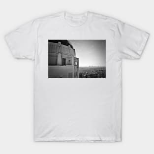 Griffith Observatory And Downtown Los Angeles T-Shirt